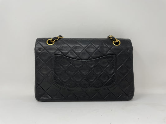 CHANEL CHANEL Matelasse Double Flap Shoulder Bag Black Shoulder Bag