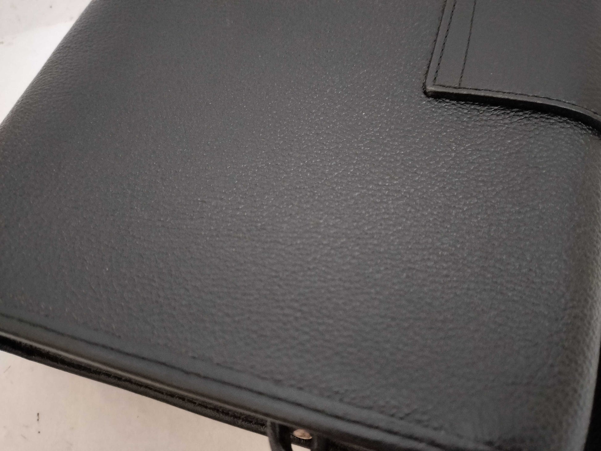 Yves Saint Laurent Cassandra Shoulder Bag in Black Leather