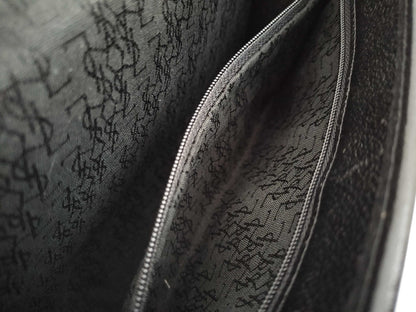 Yves Saint Laurent Cassandra Shoulder Bag in Black Leather