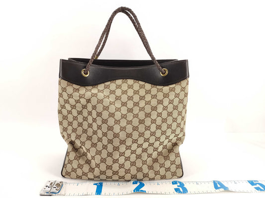 GUCCI GG Canvas Tote Bag with Dust Bag