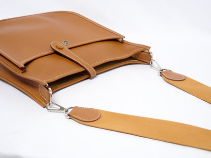 HERMES Evelyn II Epson Gold Shoulder Bag