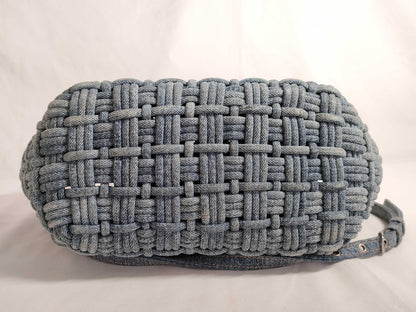 BALENCIAGA Bistro Denim Handbag 671342