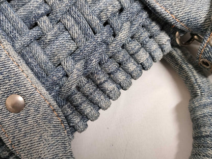 BALENCIAGA Bistro Denim Handbag 671342