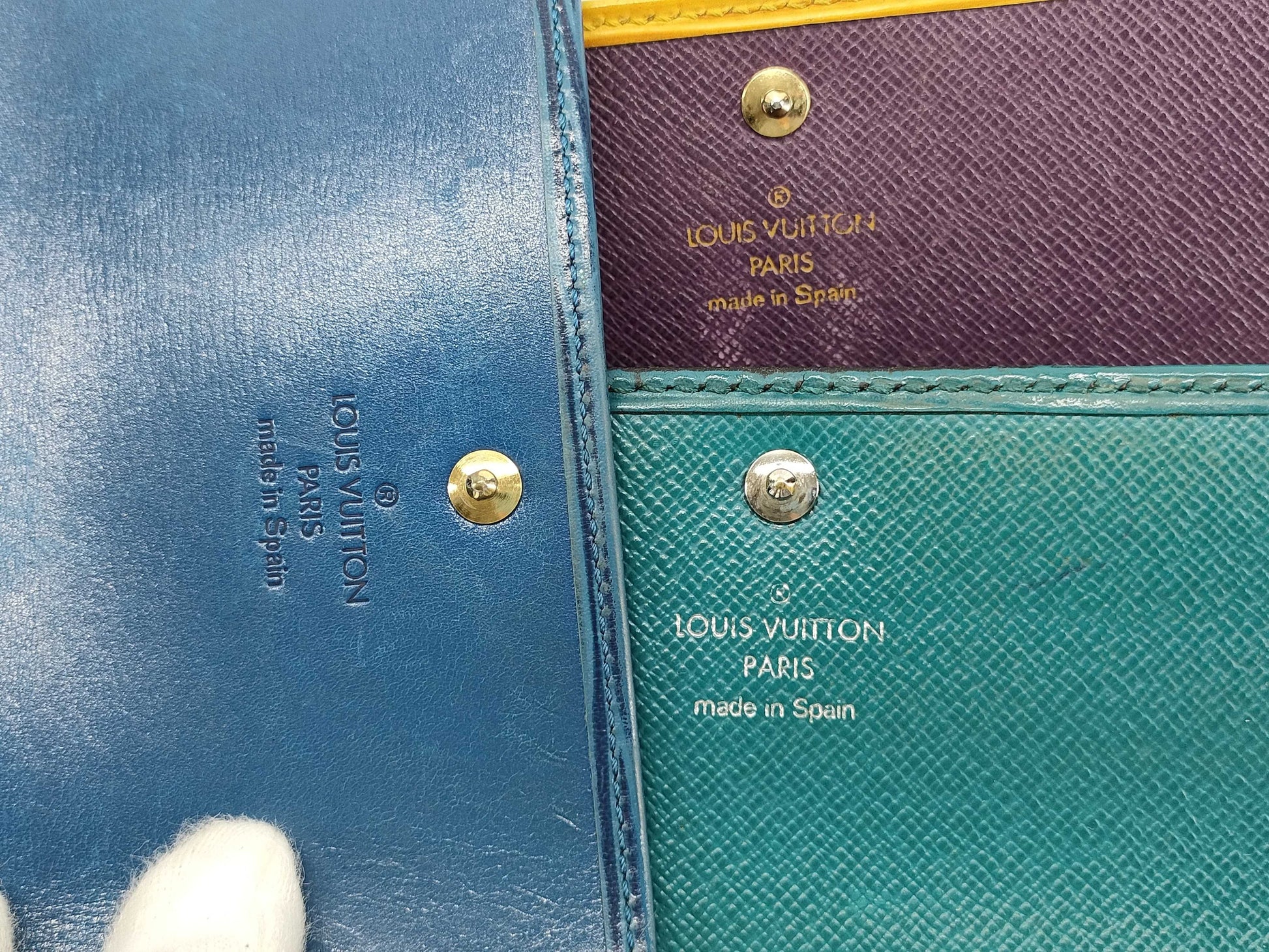 LOUIS VUITTON Epi Leather Long Wallet 3-Piece Set