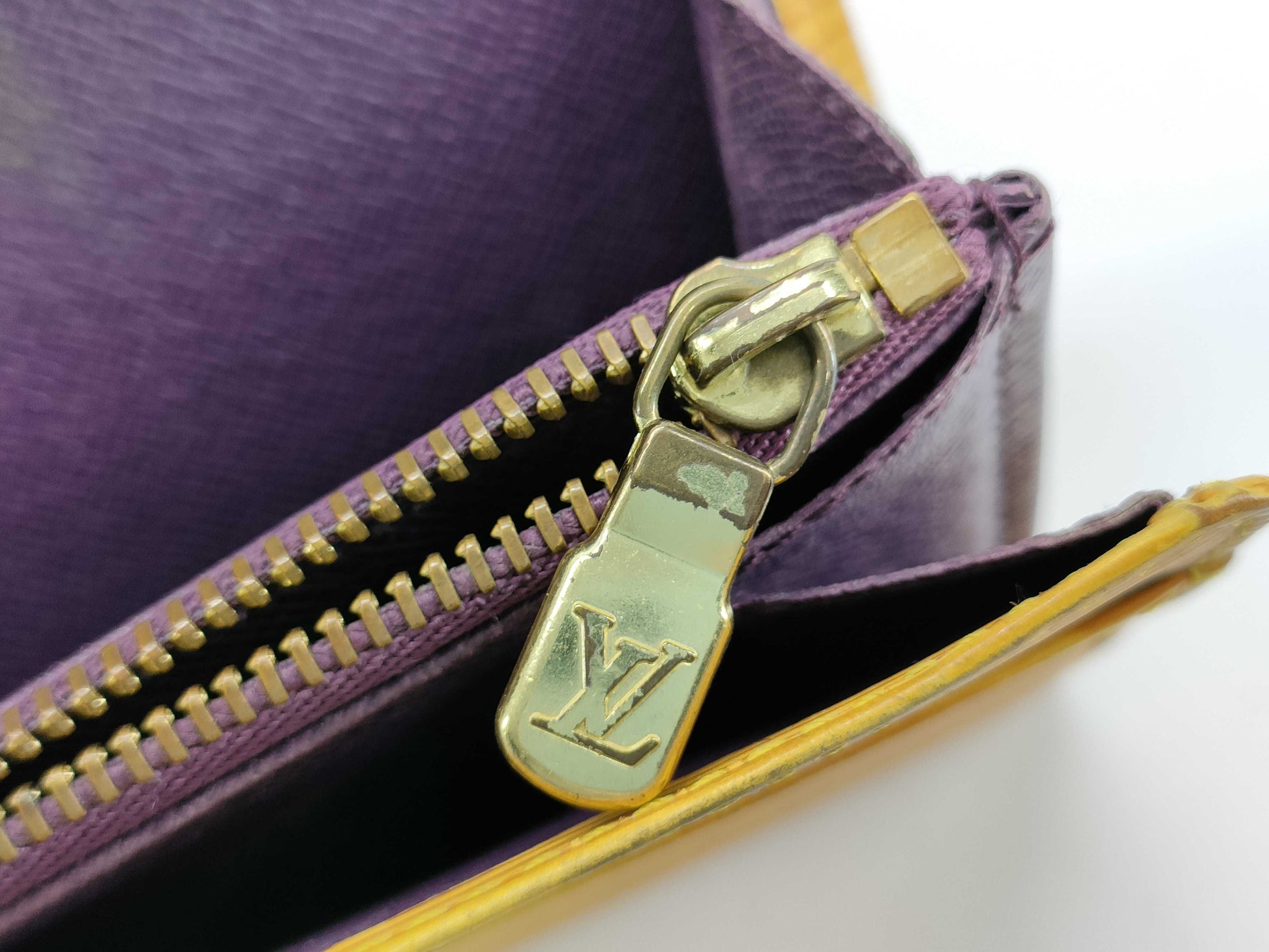 LOUIS VUITTON Epi Leather Long Wallet 3-Piece Set
