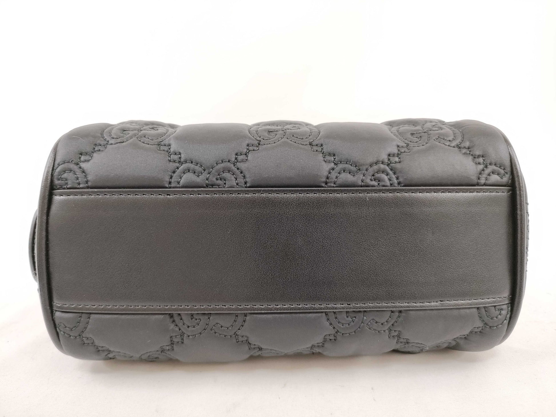 GUCCI GG Matelasse Mini Top Handle Bag, 2-way, Black, Shoulder Bag