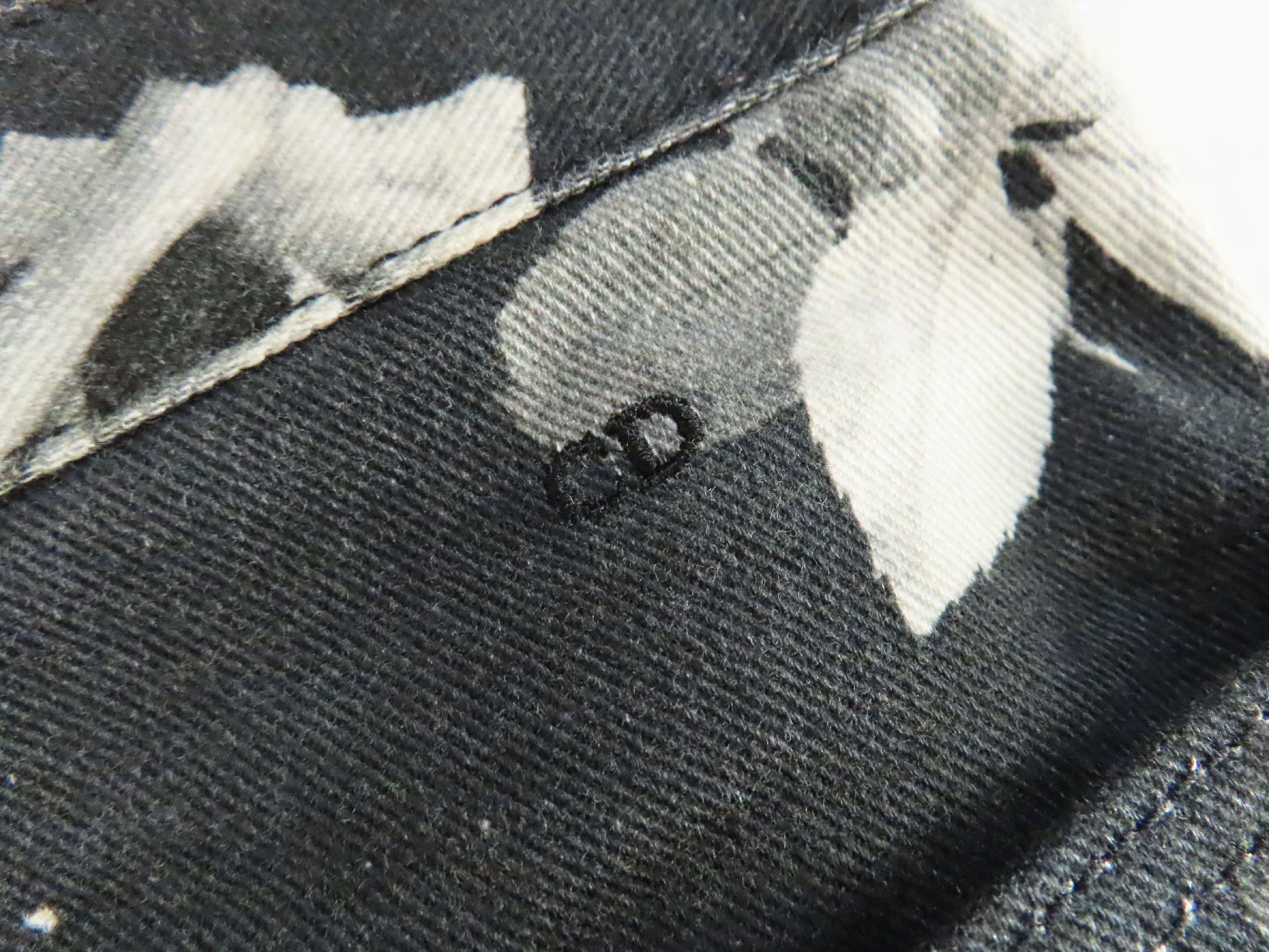 Dior Dior Homme Rose Print Denim Pants 16AW Pants