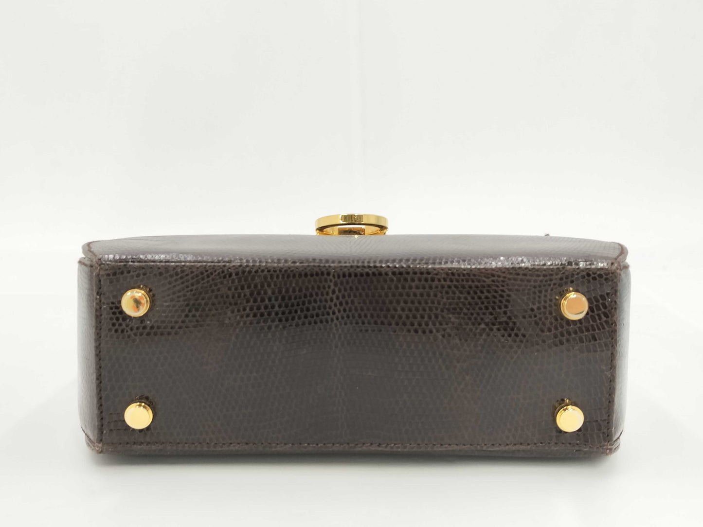 Salvatore Ferragamo Gancini Python Handbag