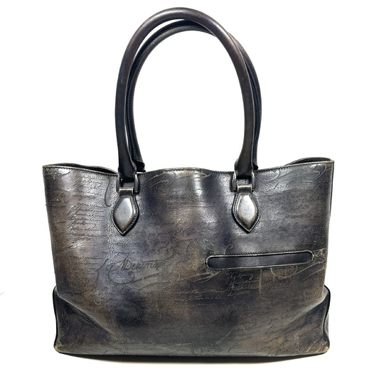 Berluti Calligraphy Scritto Toujour Tote Bag