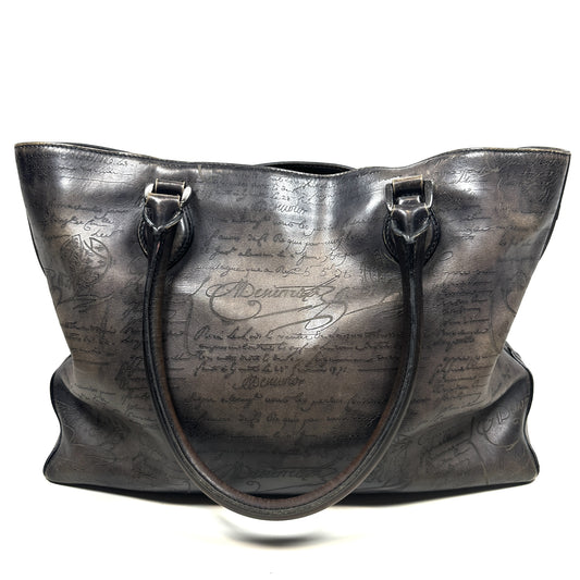 Berluti Calligraphy Scritto Toujour Tote Bag