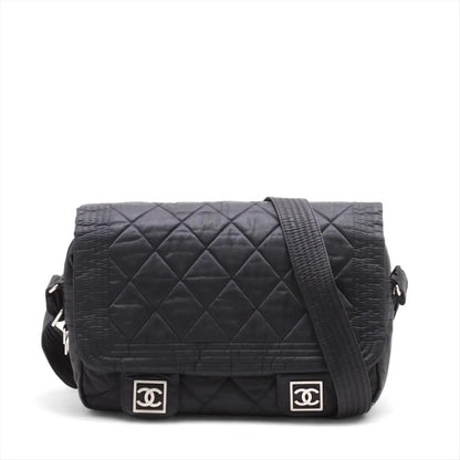 CHANEL Sport Line Messenger Bag with Coco Mark Quilted Nylon. 10328801 Shoulder Bag