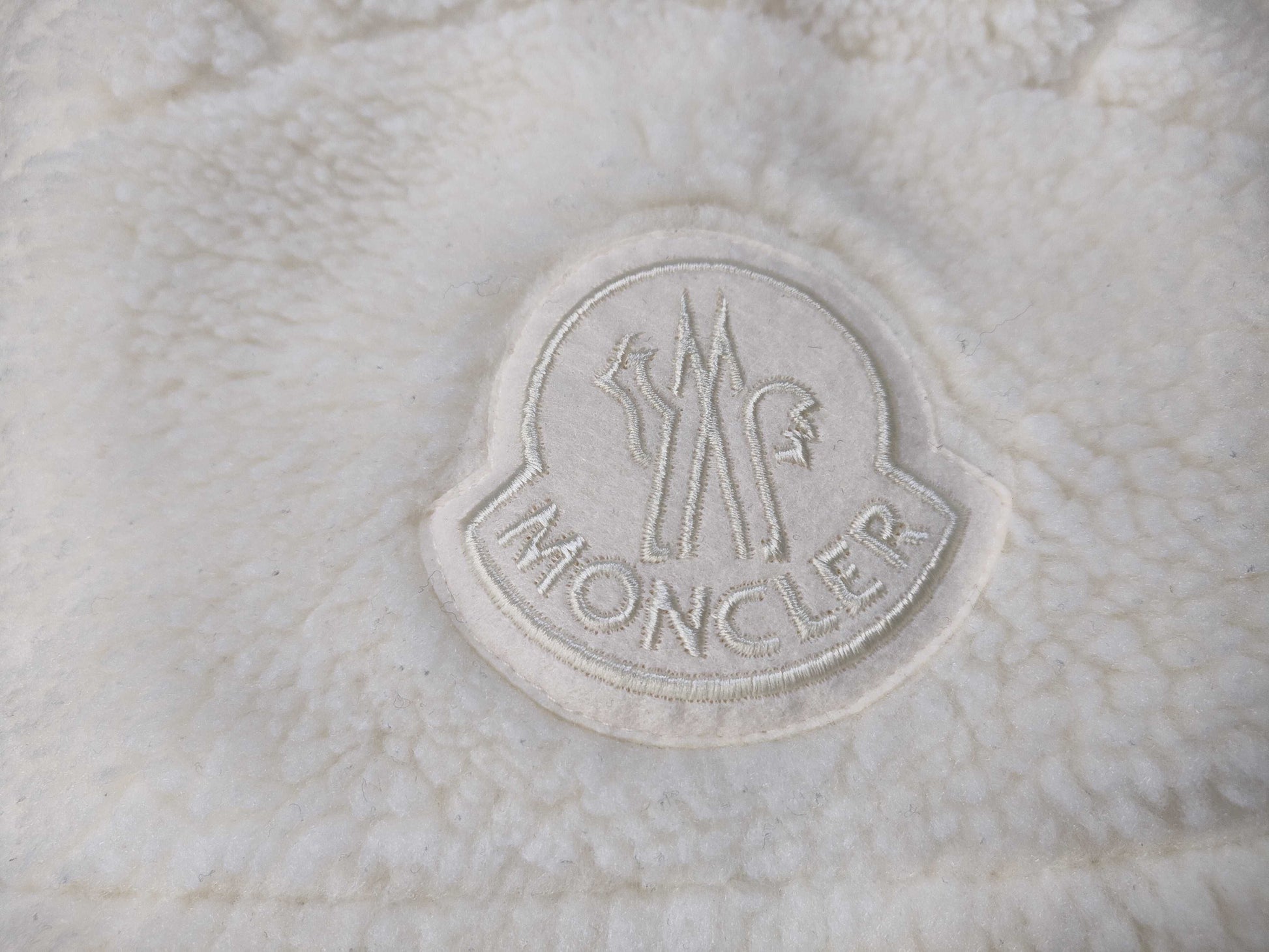 MONCLER Fluffy Boa Long Jacket Size 1