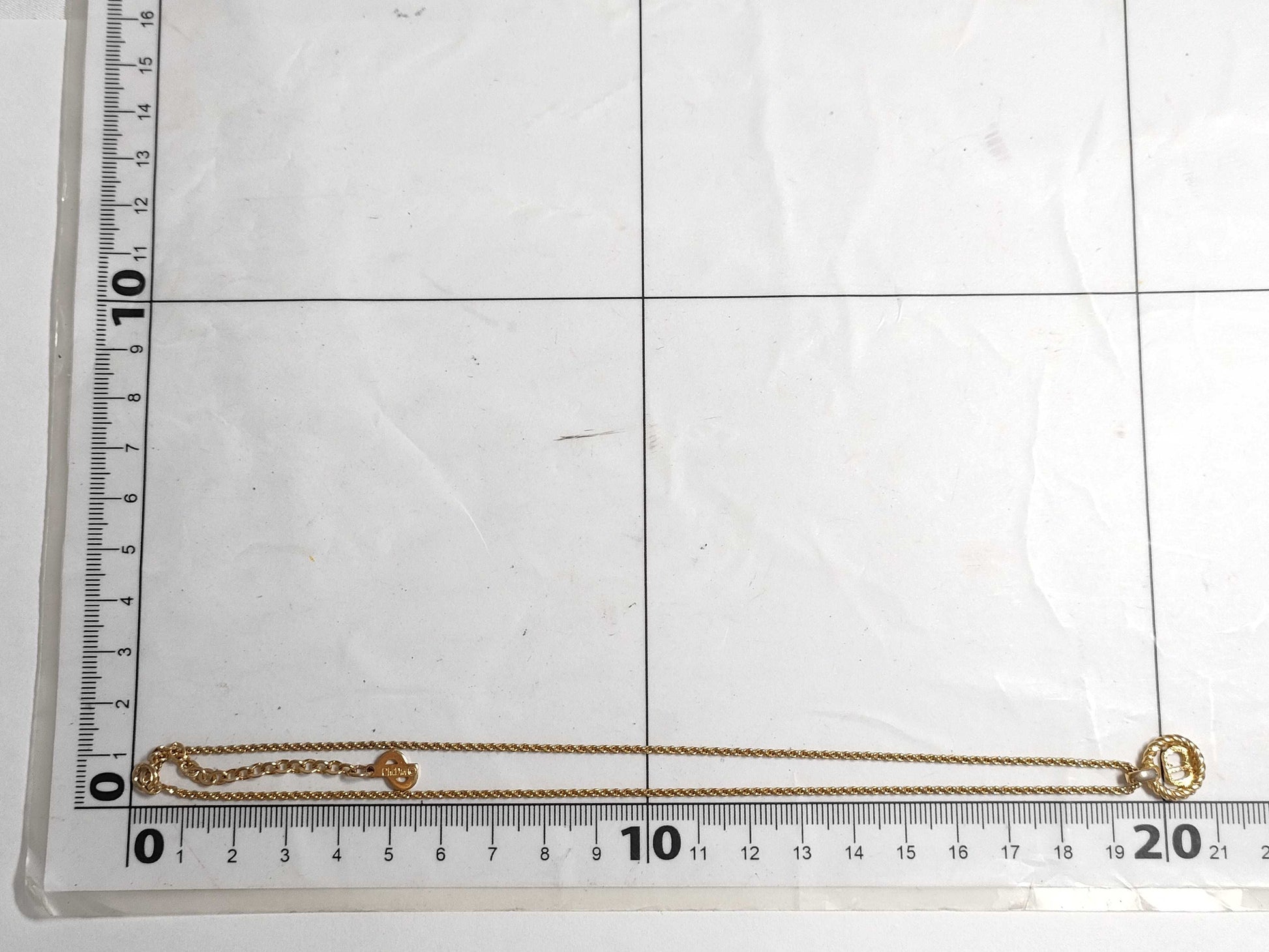 Dior W3 Dior Gold Necklace Necklace