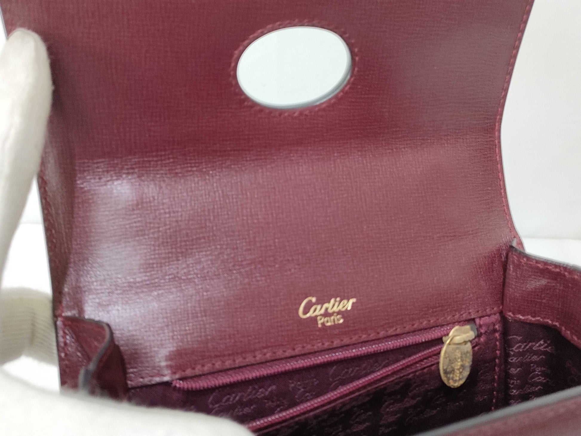 Cartier Bordeaux Mini Hand Card Handbag