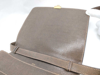 GUCCI Old Gucci Leather Shoulder Bag