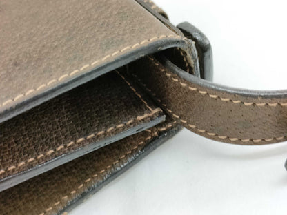 GUCCI Old Gucci Leather Shoulder Bag