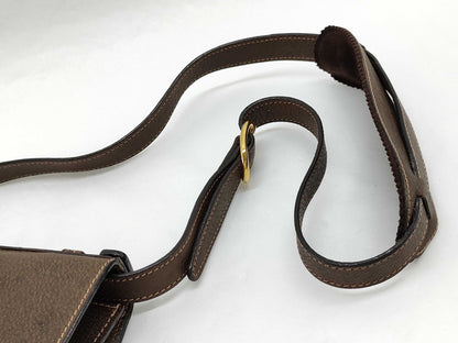 GUCCI Old Gucci Leather Shoulder Bag