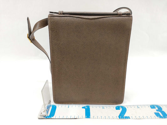 GUCCI Old Gucci Leather Shoulder Bag