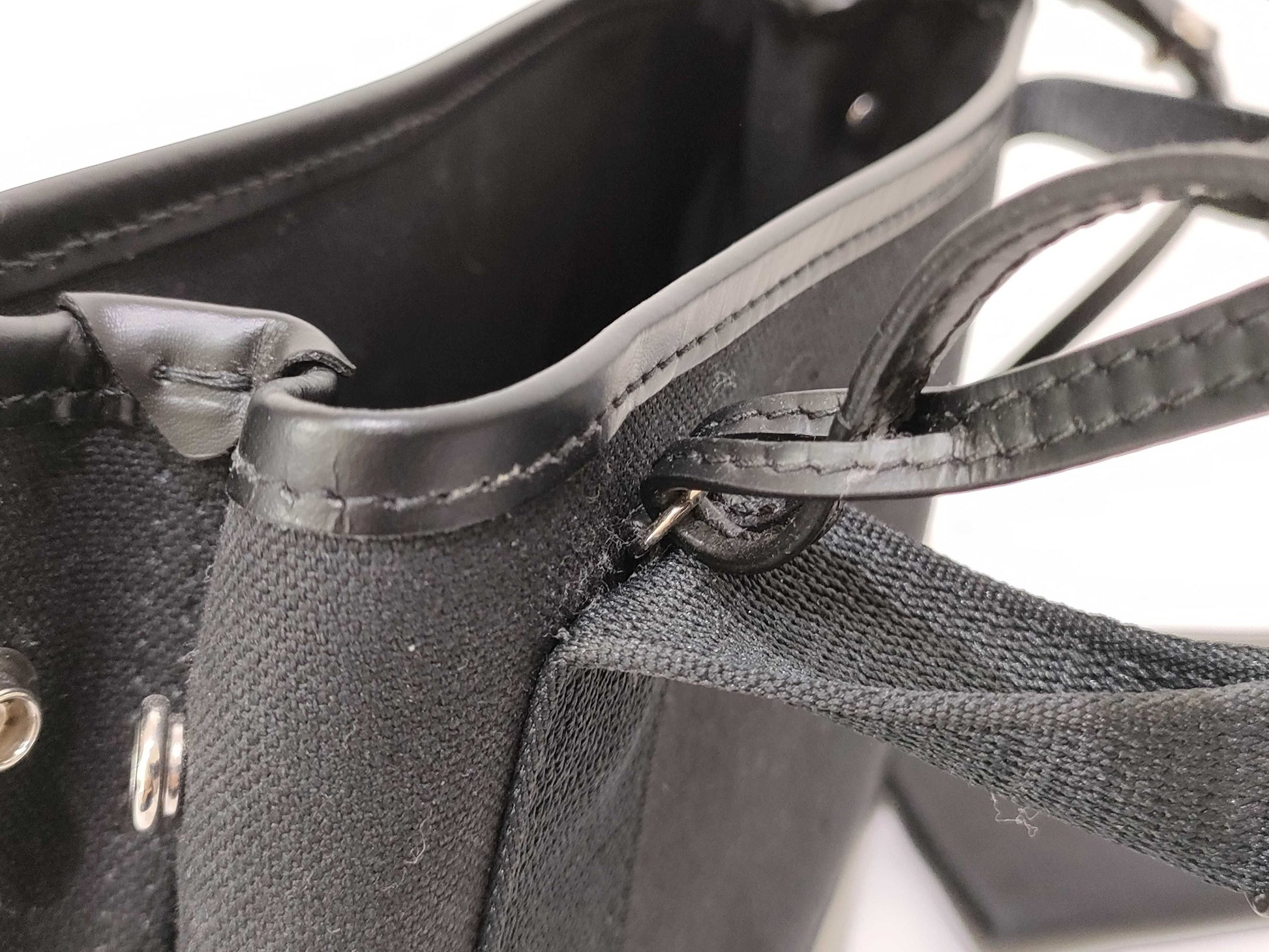 BALENCIAGA Cabas 2-Way Handbag with Pouch