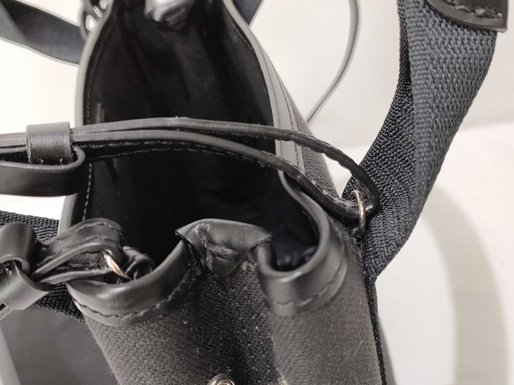 BALENCIAGA Cabas 2-Way Handbag with Pouch