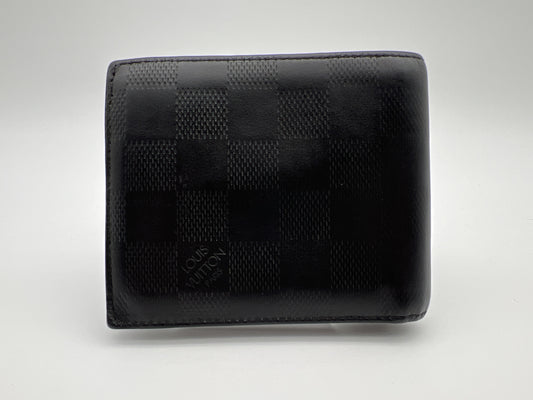 LOUIS VUITTON Louis Vuitton Portefeuille Marco NM Damier Infini Onyx CA3129 Wallet