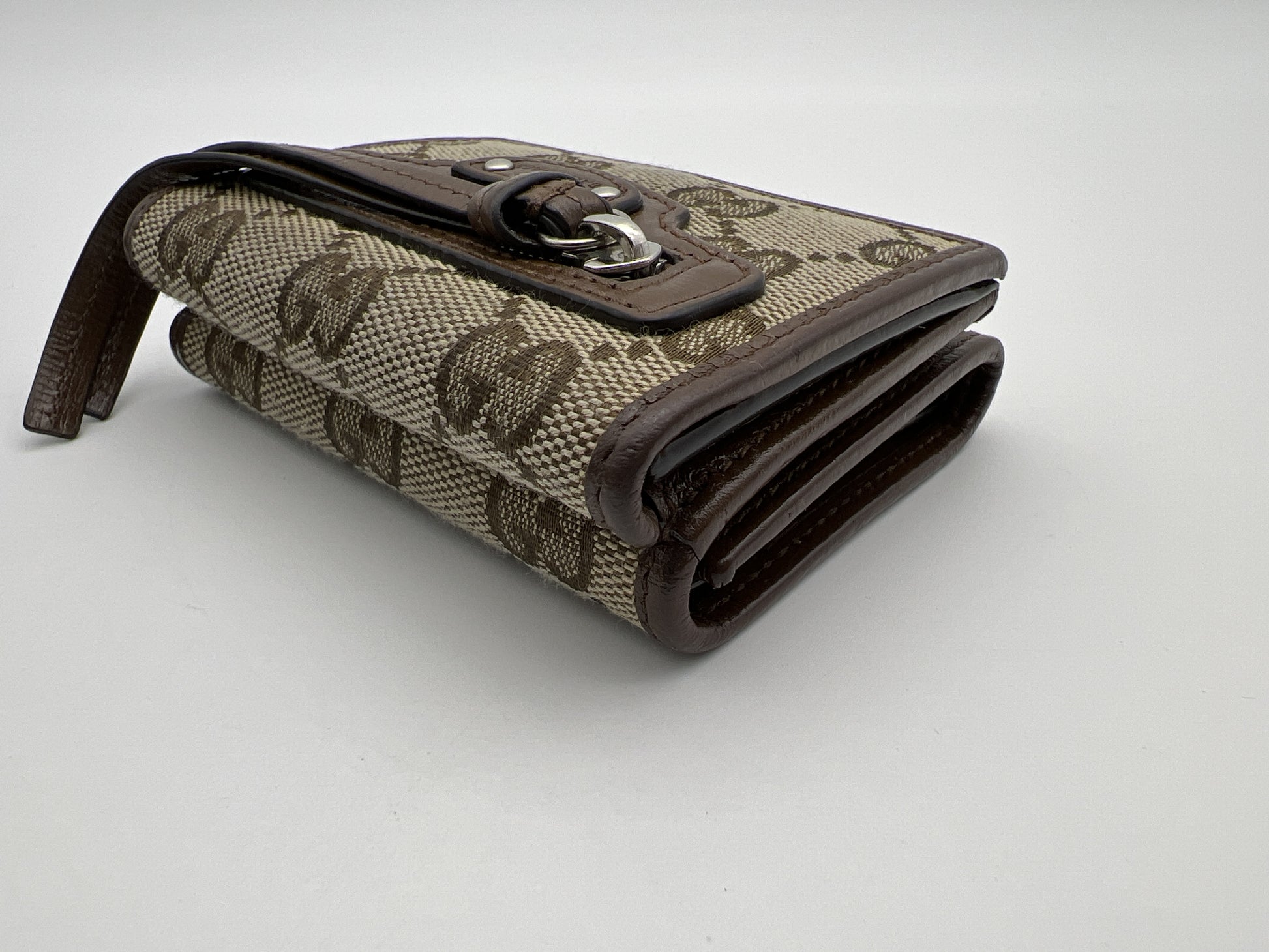 GUCCI GUCCI Balenciaga Hacker 681708 Tri-fold Wallet