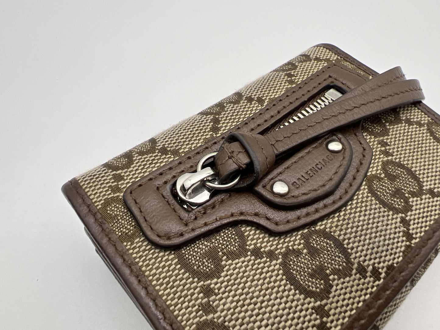 GUCCI GUCCI Balenciaga Hacker 681708 Tri-fold Wallet