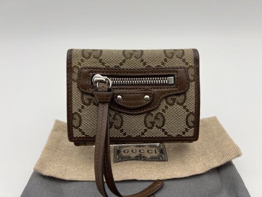 GUCCI GUCCI Balenciaga Hacker 681708 Tri-fold Wallet