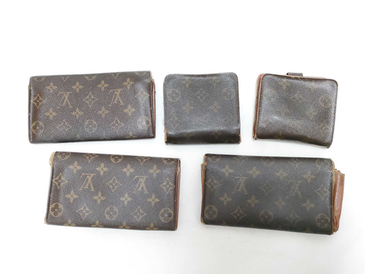LOUIS VUITTON Monogram Louis Vuitton 5-Piece Wallet Set