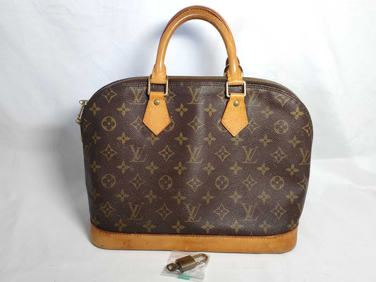 LOUIS VUITTON Monogram Louis Vuitton Tote Bag LV Alma PM M51130 Handbag