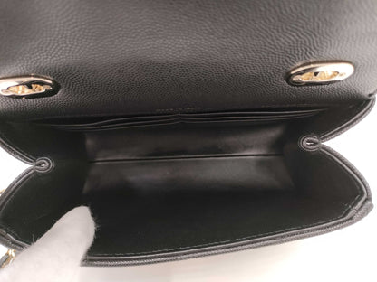 CHANEL CHANEL Top Handle/Matelasse AP4568 Grained Calfskin Shoulder Bag