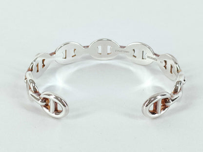 HERMES HERMES Chaine d'Ancre Anchaîne Silver Bracelet/Bangle