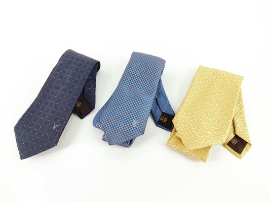 LOUIS VUITTON Louis Vuitton Ties, Set of 3, Other Accessories