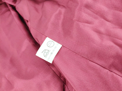 CELINE No-collar Single-Breasted Jacket Corduroy Red Jacket