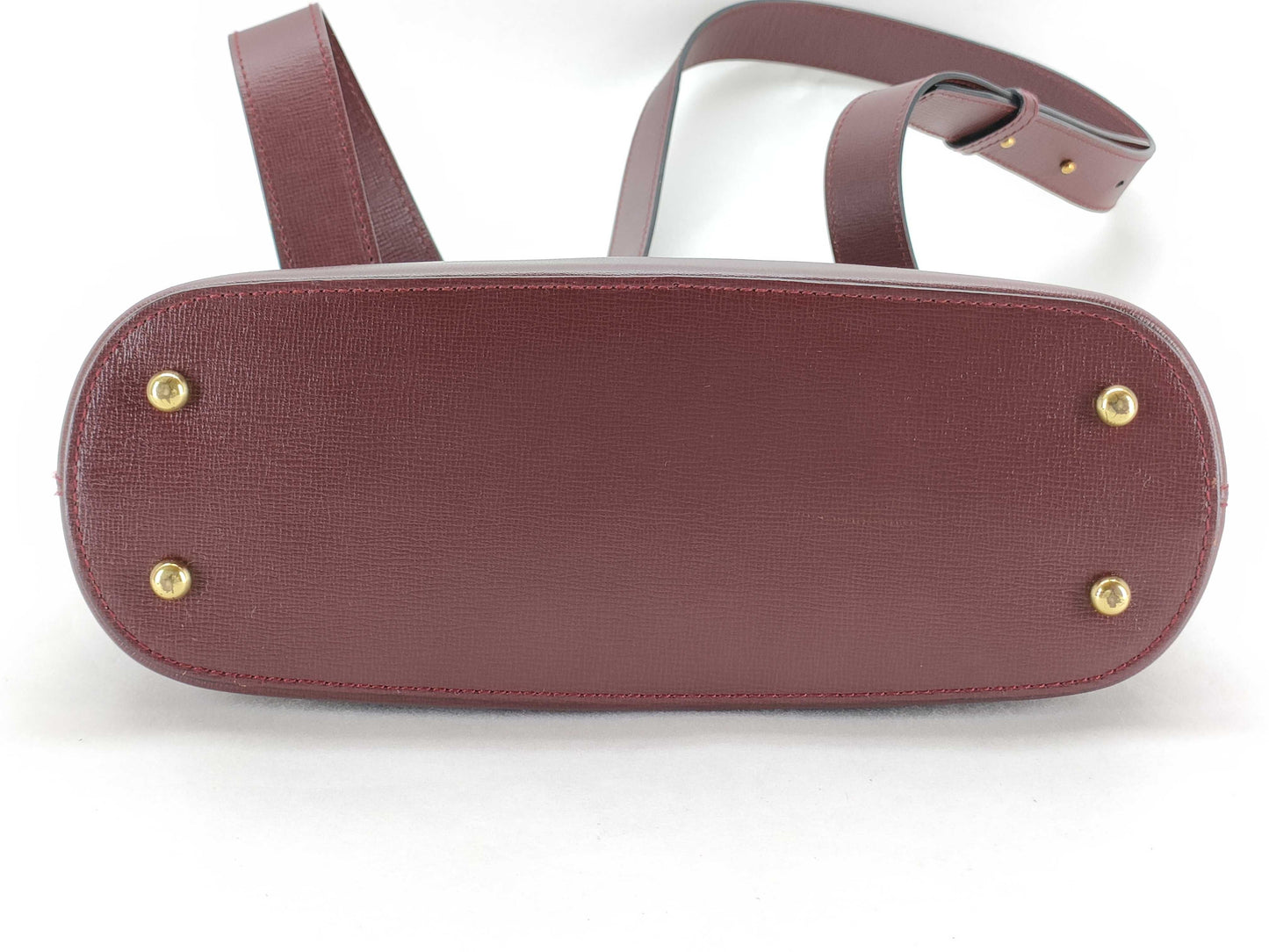 Cartier Must Line Shoulder Bag Leather Bordeaux Shoulder Bag