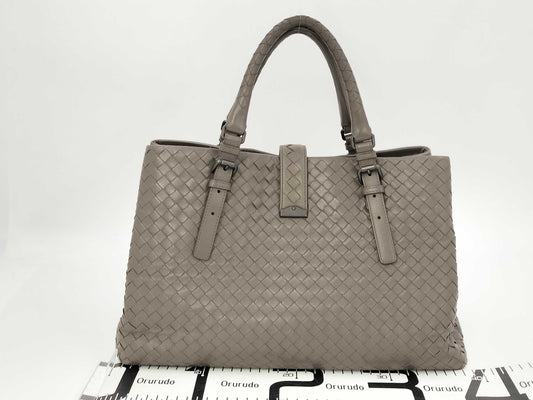 BOTTEGA VENETA Bottega Veneta Intrecciato Gray Handbag