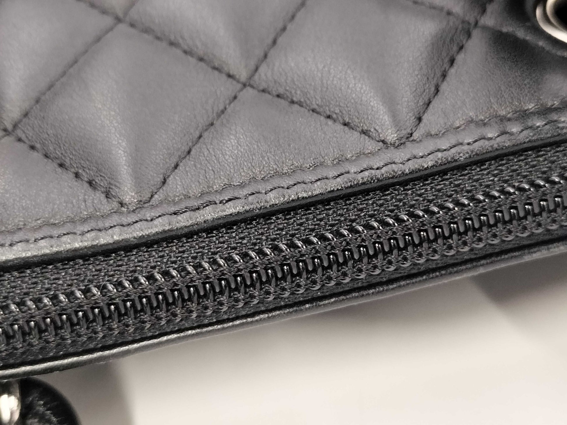 CHANEL Cambon Line Black Lambskin Handbag, No. 10