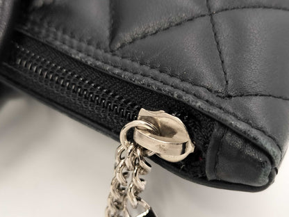 CHANEL Cambon Line Black Lambskin Handbag, No. 10