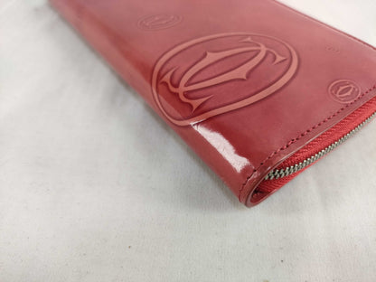 Cartier Happy Birthday Zippy Wallet Long Wallet with Box