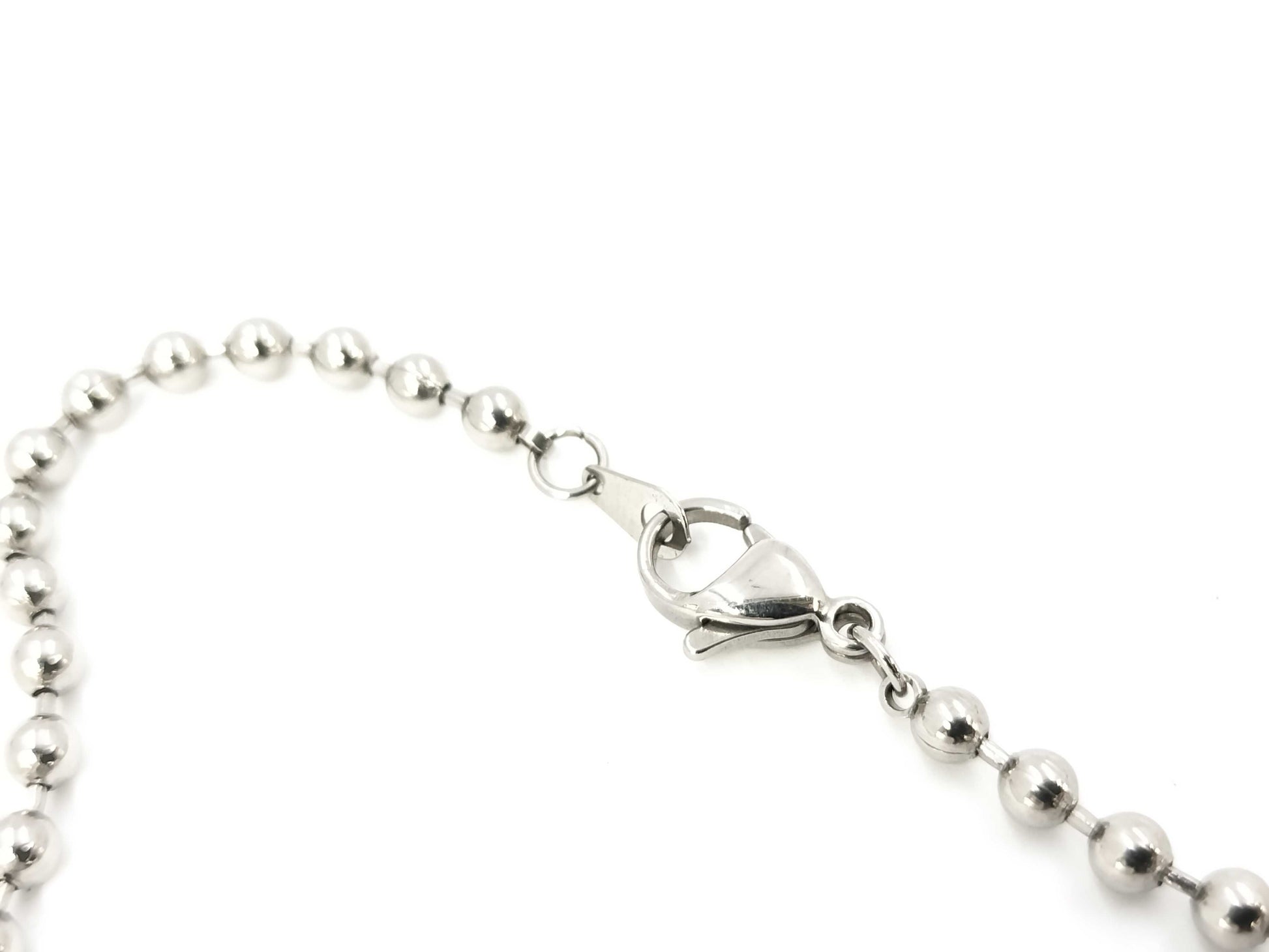 GUCCI Gucci Ball Chain Plate Bar Necklace SV925 Necklace
