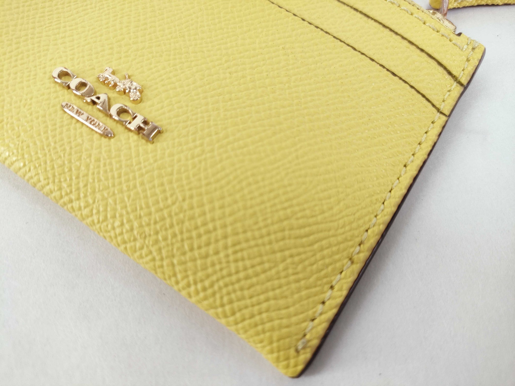 COACH Leather Compact Wallet and Coin Case Set 