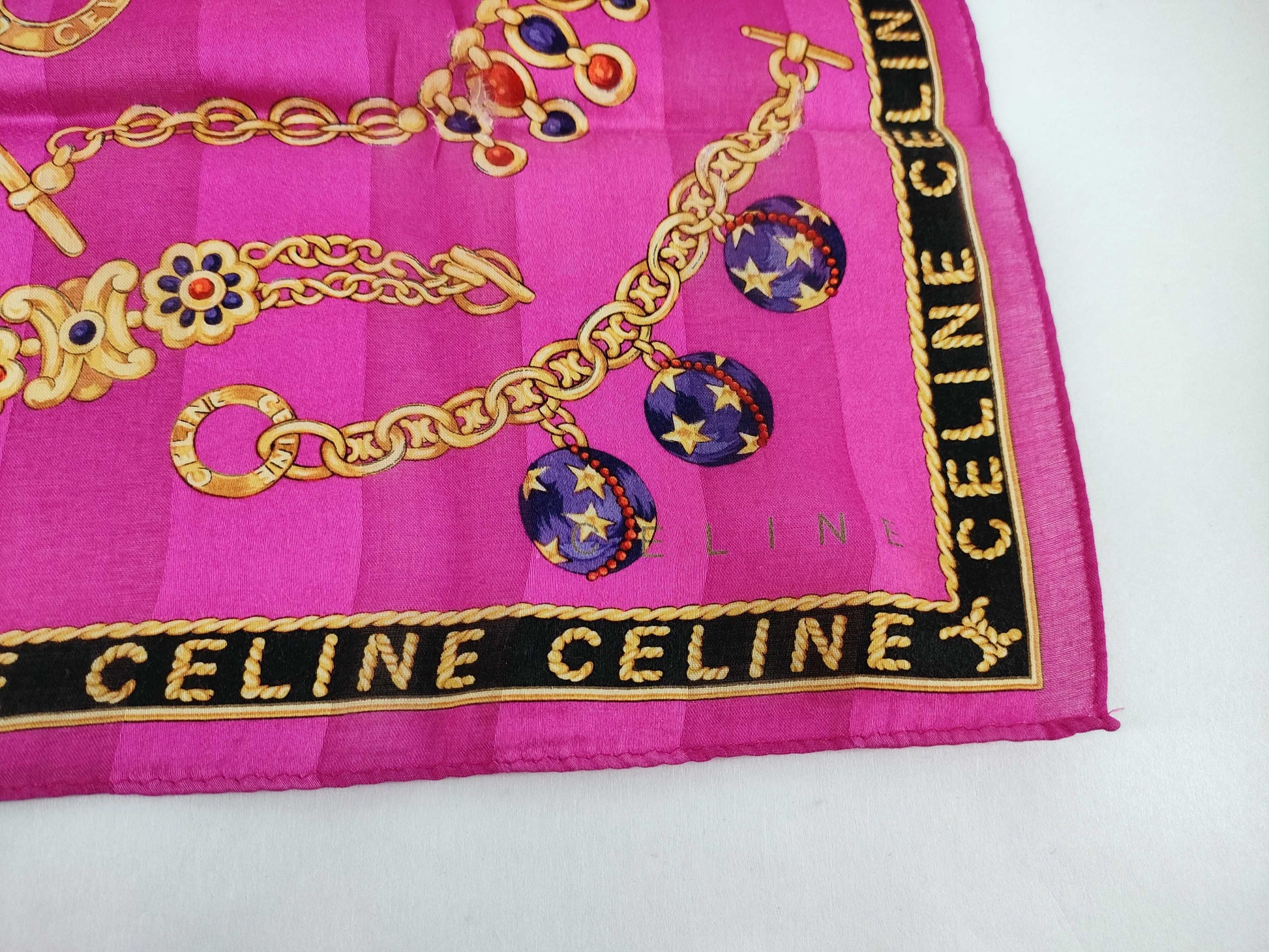 FENDI Celine handkerchief set of 4, other accessories