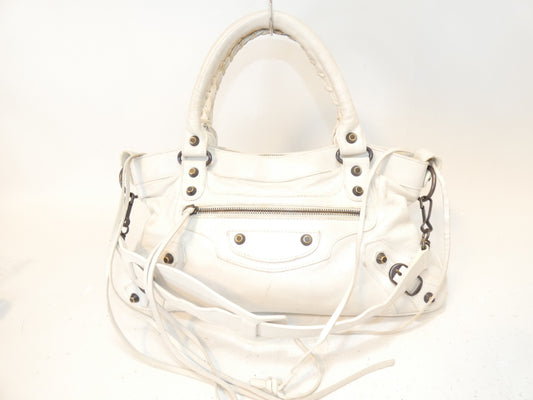 BALENCIAGA 2-way The First Leather Hand Shoulder Bag