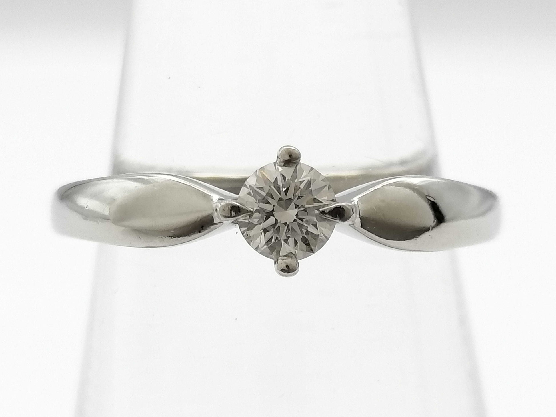 BVLGARI Dedicata Venezia Diamond PT950 4.3g Ring 