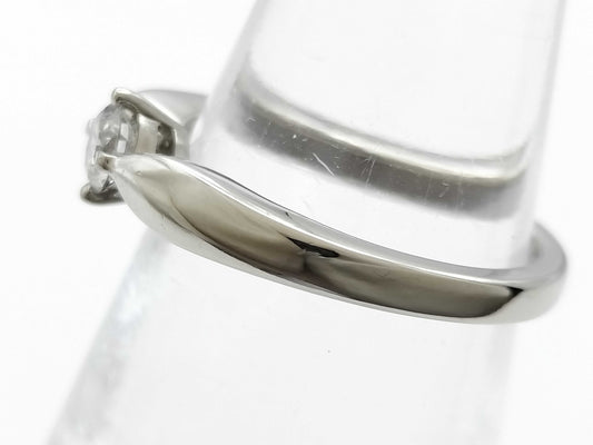 BVLGARI Dedicata Venezia Diamond PT950 4.3g Ring 