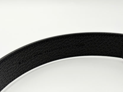 GUCCI 695256 Interlocking G #L Pet Supplies Collar Pet Collar Leather Black Other Accessories
