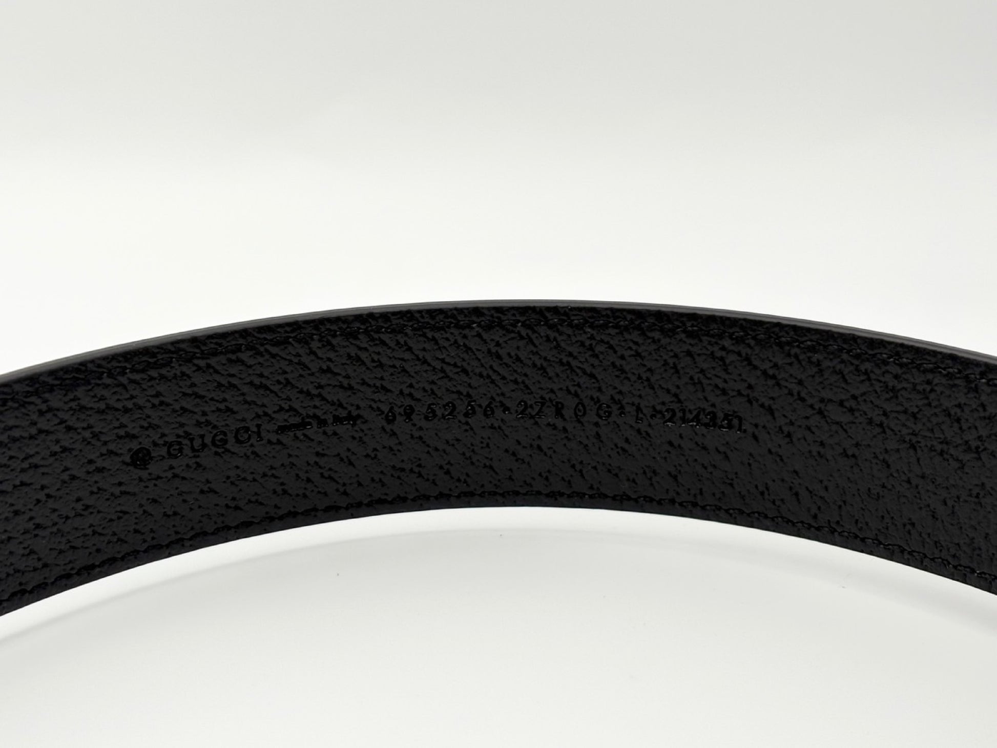 GUCCI 695256 Interlocking G #L Pet Supplies Collar Pet Collar Leather Black Other Accessories