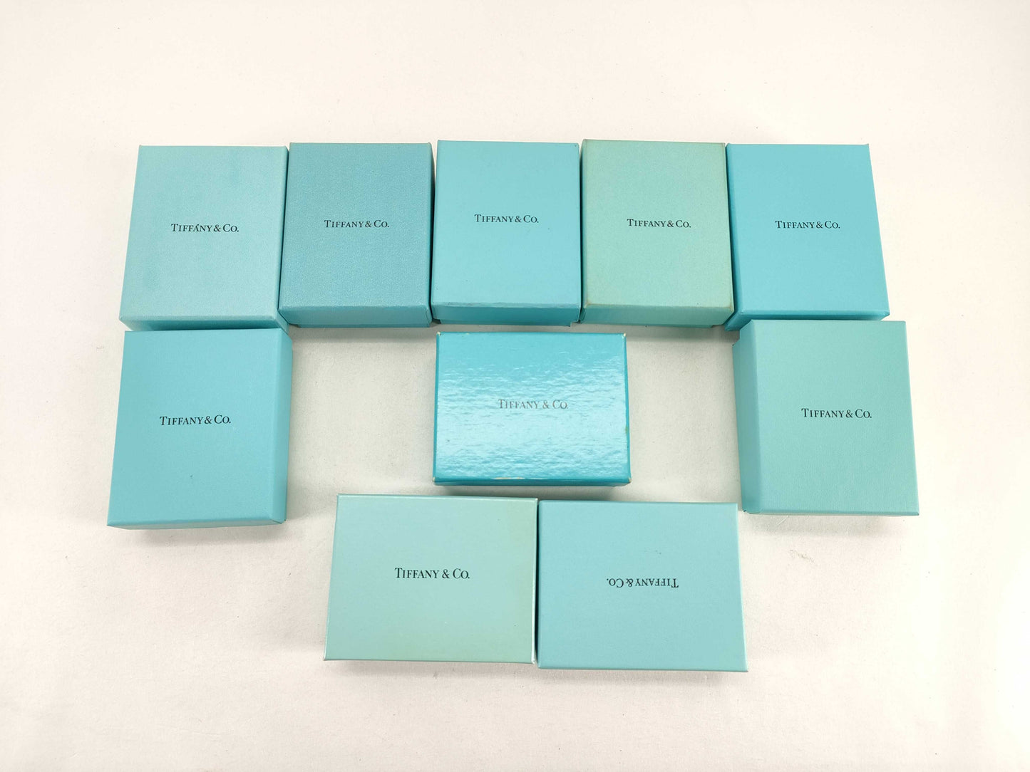 Tiffany & Co. Tiffany Jewelry Case, 10-Box Set, Brand Empty Boxes, Brand Empty Boxes