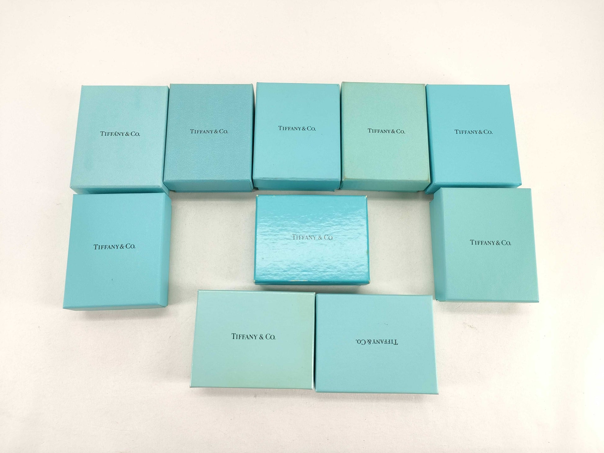 Tiffany & Co. Tiffany Jewelry Case, 10-Box Set, Brand Empty Boxes, Brand Empty Boxes