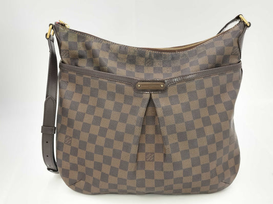 LOUIS VUITTON Damier Bloomsbury GM Shoulder Bag in Brown PVC